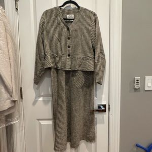 Flax 2 piece dress set